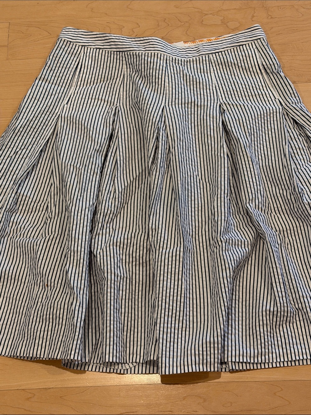 J Crew Pleated A line Skirt